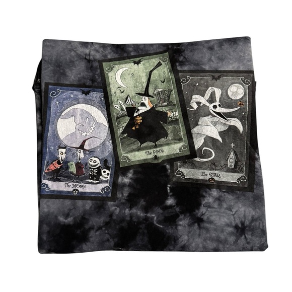 Disney Black and Gray Nightmare Before Christmas T-Shirt - Picture 2 of 4